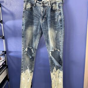 Distressed Denim Jeans